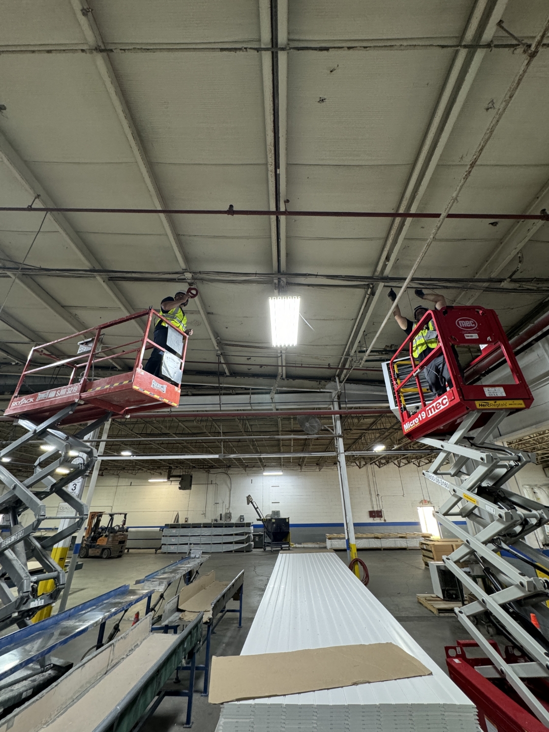 Inteplast Building Products fiber run WiFi access points Glendale WI